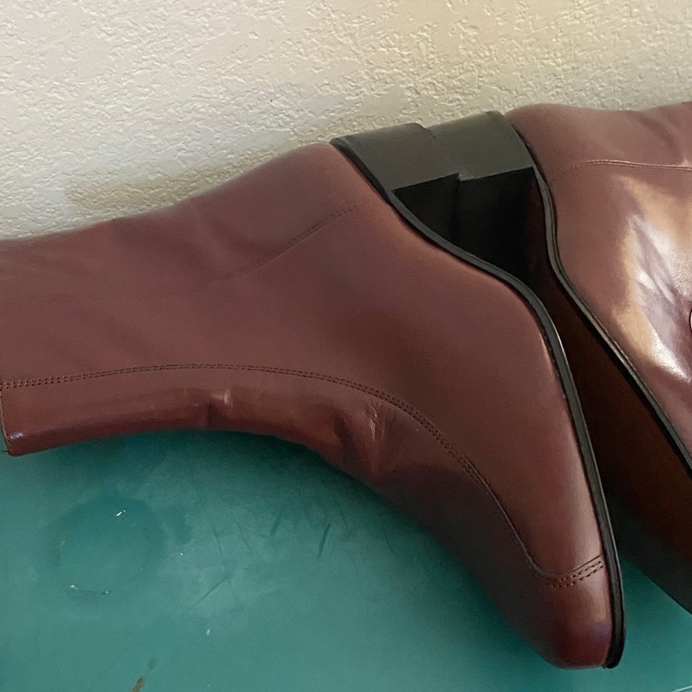 Florsheim Brown Leather Ankle Boots men’s size 11.5 - Picture 11 of 14